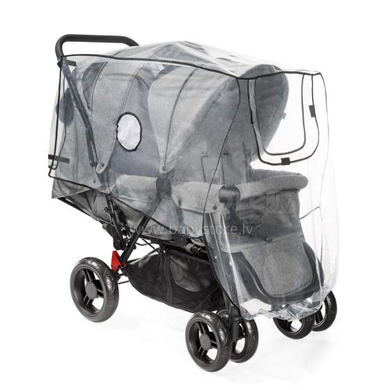 Universal Rain Cover for Twins Art.38660 Universal rain cover for a stroller (twins/twins)