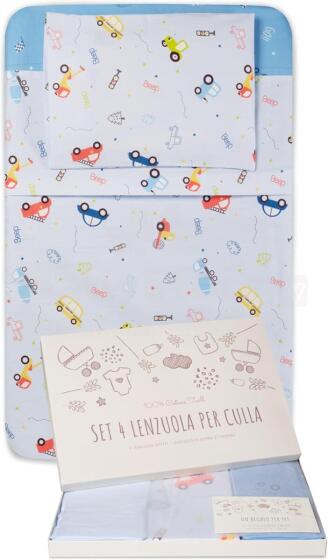 Kidsworld Next to Me Bed Linen Art.38988 gultas veļa komplekts šūpulītim no 4 daļam