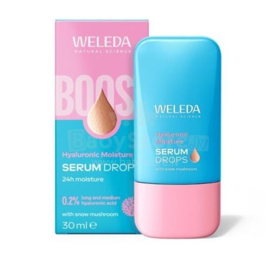 Weleda Art.3924 mitrinošas seruma pilieni ar hialuronskābi un sniega sēnēm, 30ml