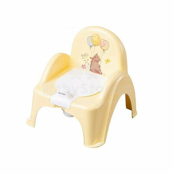 Tega Baby Art. FF-007 Forest Fairytale Light Yellow Bērnu podiņš-krēsliņš ar vāku
