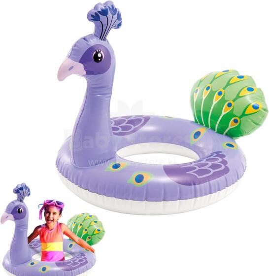 Peacock Inflatable Swimming Ring Art.43617  Piepūšamais riņķis