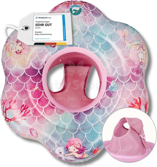 Edwekin Premium Baby Swimring Art.4408 Peldriņķis mazuļiem  6-36 mēnešiem (slodzei no 7-18kg).