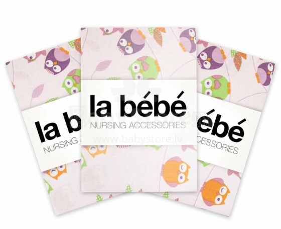 La Bebe Nursing Art.44940 Комплект детских пеленочек [хлопок/сатин] 75x75cm