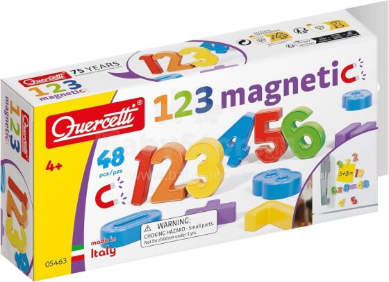 Quercetti Magnetino Art. Q5463 Numbers basic Магнитные цифры