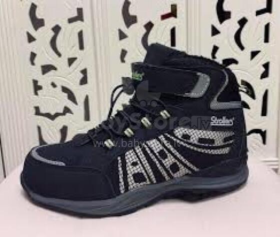 Strollers Indiana Art.48862 Black  Ziemas zābaki