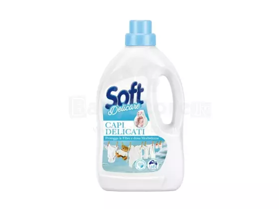 Soft Lana E Delicati Art.52579 Šķidrais bērnu veļas mazgāšanas līdzekļis 1000 ml