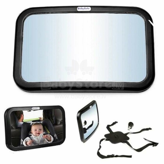 BabySafe Car Mirror Art.553290  Дополнительное зеркало  для контроля за ребенком в автомобиле