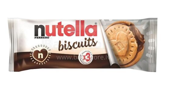 Nutella Biscuits Art.55353 cepumi ar riekstu-šokolādes krēmu,41g