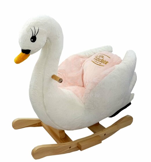 Little Rocker Swan Art.GT67021   Мягкое кресло-качалка с поддержкой спинки