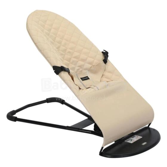 Bouncer Balance Soft Art.173904  Beige Mazuļu kvalitātīvs, ergonomisks šūpuļkrēsliņš (analogs Babybjorn Balance Soft)