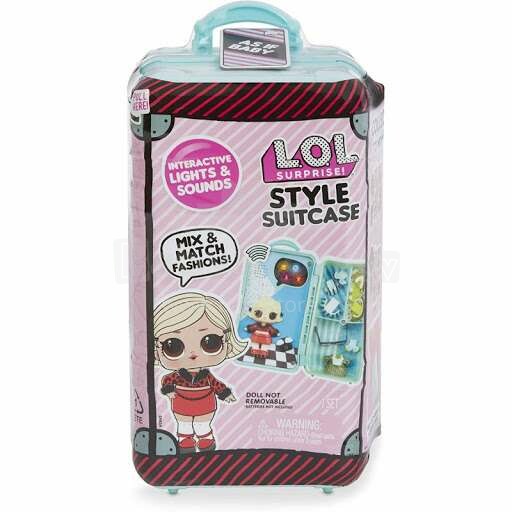 LOL Surprise Style Suitcase Art.559702 Stilīgs čemodans ar aksesuāriem