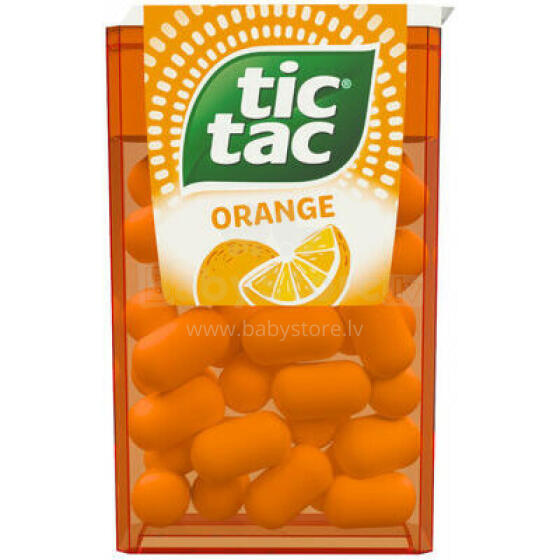 Tic Tac Orange Art.80052333 dražejas ar apelsīnu garšu 18g