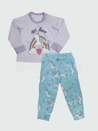 Mark Formelle Unicorn Art.567710 bērnu kokvilnas pidžama