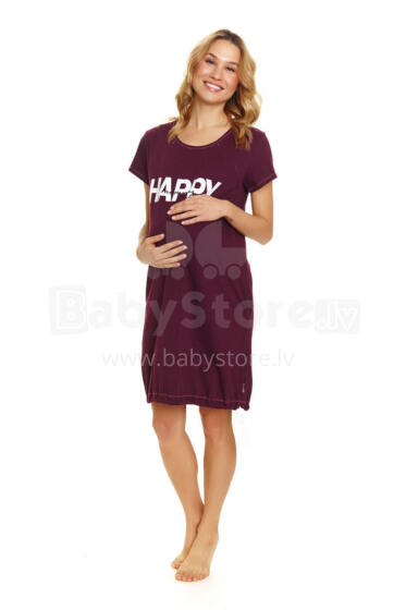 Doctornap  Cotton Night Dress Art.9504 Kokvilnas naktskrekliņš grūtniecēm/barošanai