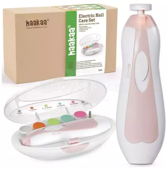 Haakaa Electric Nail Care Set Art.SGE004 Mazuļu nagu kopšanas komplekts