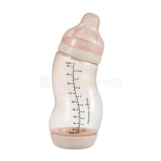 Difrax Bottle Art.707 Light Pink  S- formas pudelīte 310ml