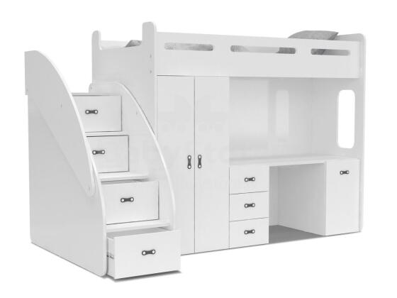 AJK Zuzia Plus Art.65563 White Bērnu moduļu mēbeļu komplekts