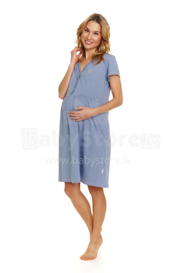Doctornap  Cotton Night Dress Art.5336 Kokvilnas naktskrekliņš grūtniecēm/barošanai