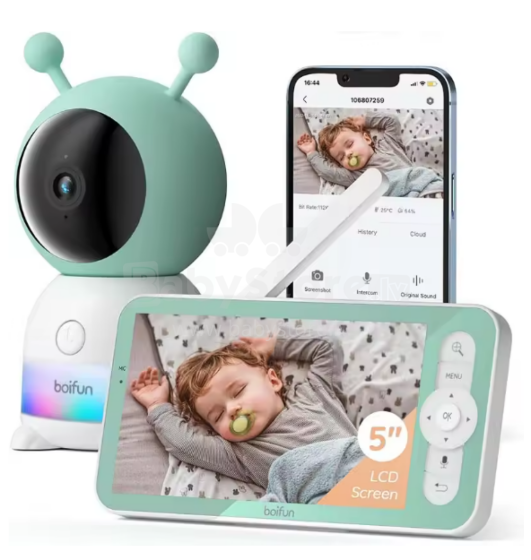 La bebe™ Accessories Baby Monitor Camera 360° Art.70157  Детский монитор-видеокамера