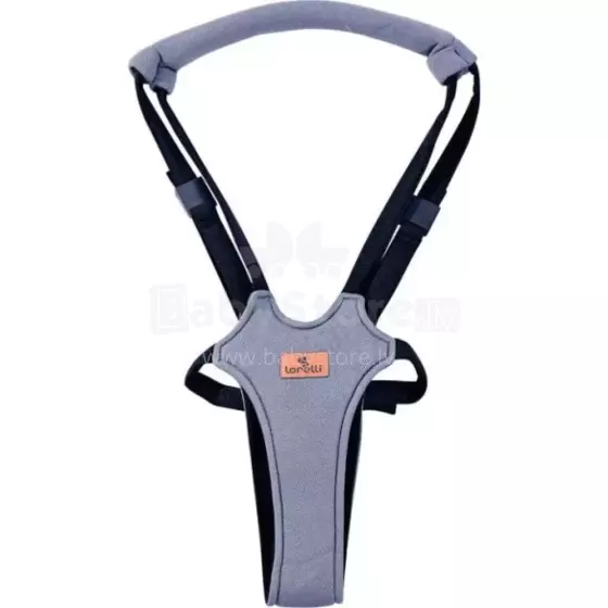 Lorelli  First Steps Baby Walker Art.10010140005 Black/Grey  Pavadiņas/drošības siksnas