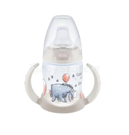 Nuk First Choice Winnie Pooh Pink  Art.SD80 Mācību krūzīte ar rokturiem, silikona, 150 ml