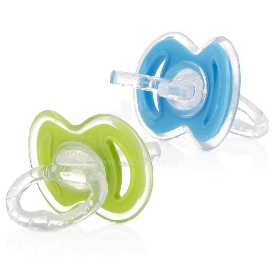 Nuby Softflex Gum -Eez Art.618 Silicone massager, teether pacifier (2 pcs.)