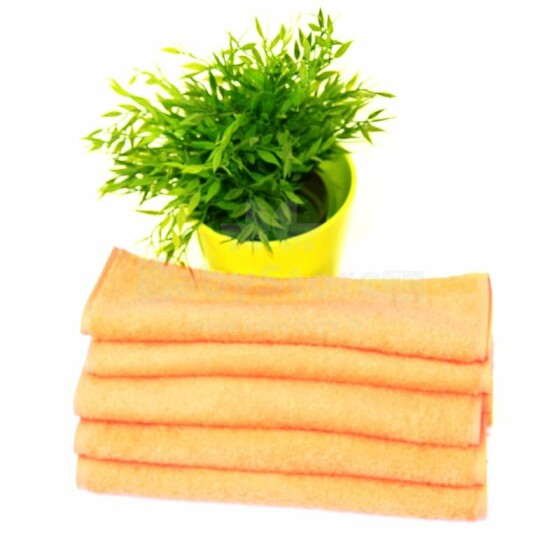 Baltic Textile Terry Towels  Orange Bērnu kokvilnas frotē dvielis 50x90 cm