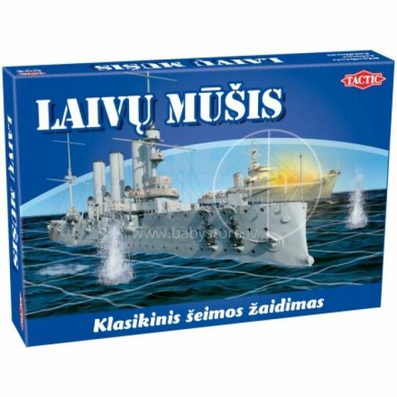 Tactic Art.02838 Stalo žaidimas „Ship Battle“ (latvių)