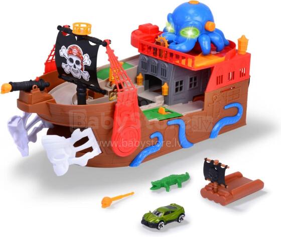 Dickie Toys Pirate Ship Art.71744  Interaktīvā rotalieta Pirātu kuģis