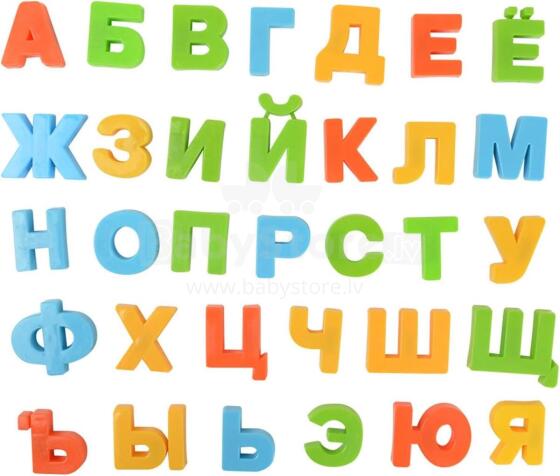 Magnetic Alphabet Art.71972 Magnētiskie burti (krievu. val.)