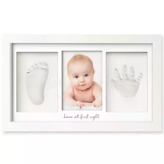 Keababies Baby Duo  Art.72002 Hand and Foot Print  Trīsdaļīgs ramītis uz sienam