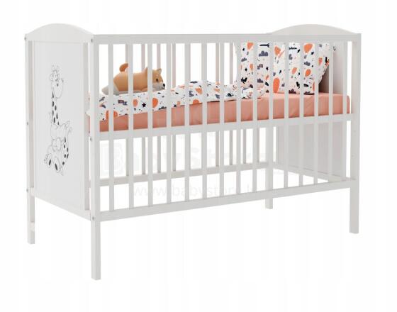 Kiddos Bajka Art.73258 Bērnu gultiņa 120x60cm