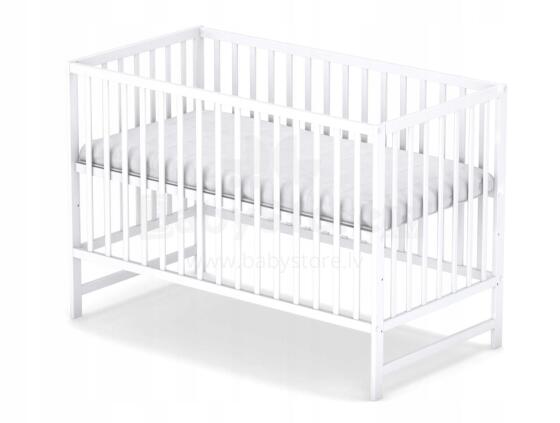 Elf Bed Arco Art.73262 White Wooden baby crib 120x60 cm