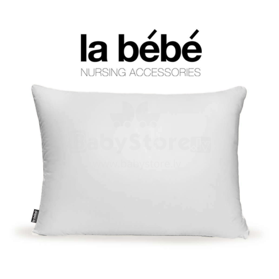 „La Bebe ™“ pagalvė „Eco Art.73395“ medvilninė grikių pagalvė su medvilniniu užvalkalu 60x40 cm