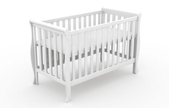Elf Oak Bed Gala  Art.74239 White деткая кроватка для малышей  120х60см