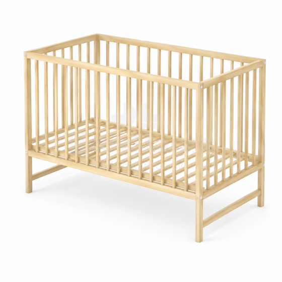 Elf Bed Arco Art.74243 Natural Bērnu koka gulta 120x60cm