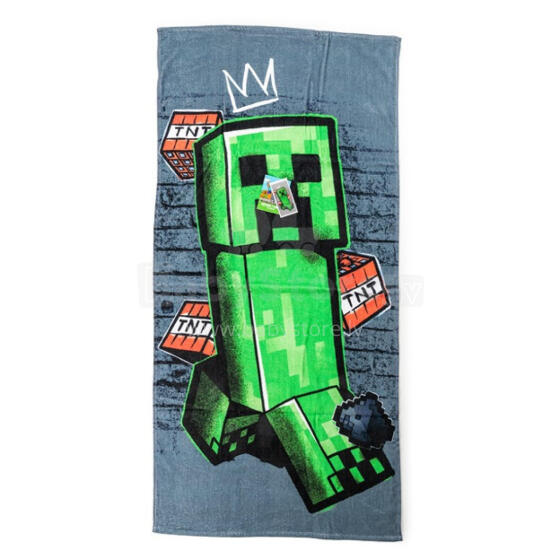Minecraft Beach Towel Minecraft Art.MC2422454-R  Детский хлопковое полотенце 100% хлопок 70х140cm