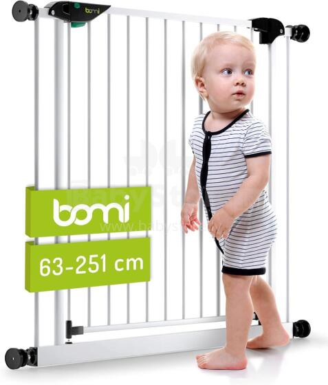 Bomi® Mira Safety Gate Art.76935 White  Ворота Безопасности