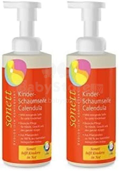 Sonett Kids Foam Art.78479 bērnu putu ziepes ar kliņģerītēm, 200 ml (2 gab. iepakojumā)