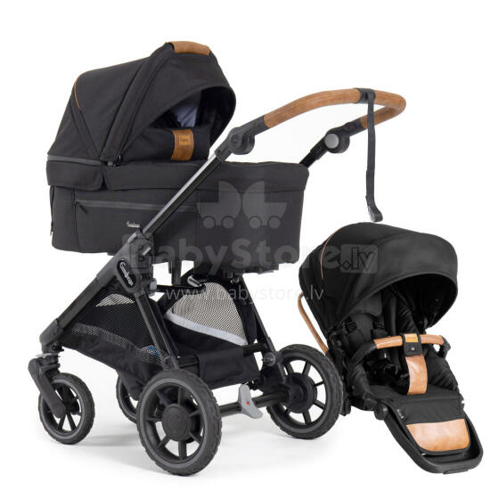 Emmaljunga Sento Art.79353 Outdoor Black Ratiņi divi vienā