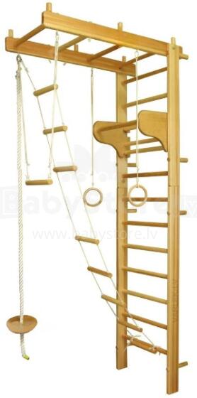 Climbing Rack Art.R7UT Col.001 Zviedru sienas koka komplekts 250x67x10cm