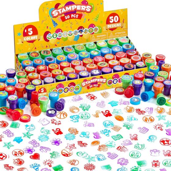 Stampers Set Art.82707  Komplekts ar zīmodziņiem,50 gab