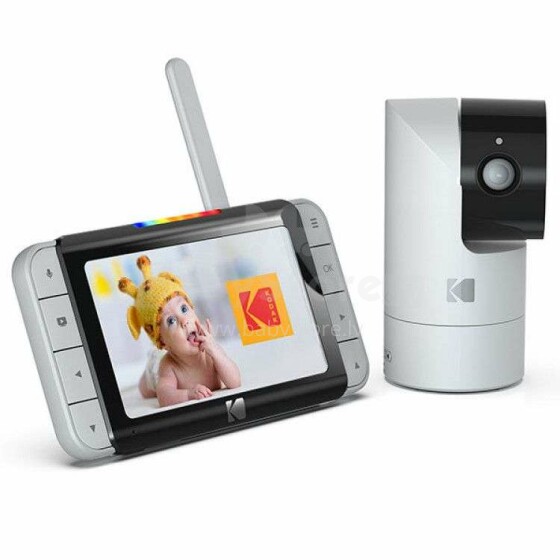 Kodak Baby Monitor Cherish Art.C525P baltas skaitmeninis vaizdo stebėjimo prietaisas