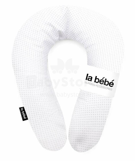 La Bebe™ Snug Cotton Nursing Maternity Pillow Art.85699 Pearl Satin