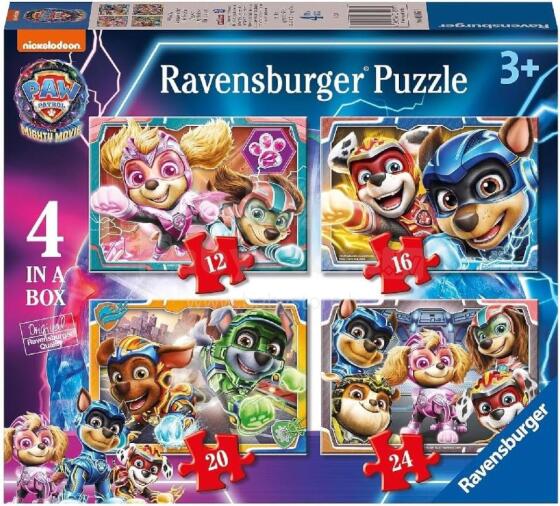 Ravensburger Paw Patrol 4 in 1  Art.89376  Puzles,72 gb.