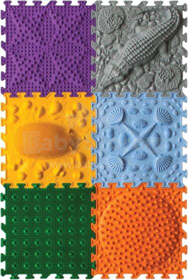 Orto Nature Orthopedic Mat Sets Young Explorer  Art.OTN-S-YNX  Bērnu paklājs no 6 daļām