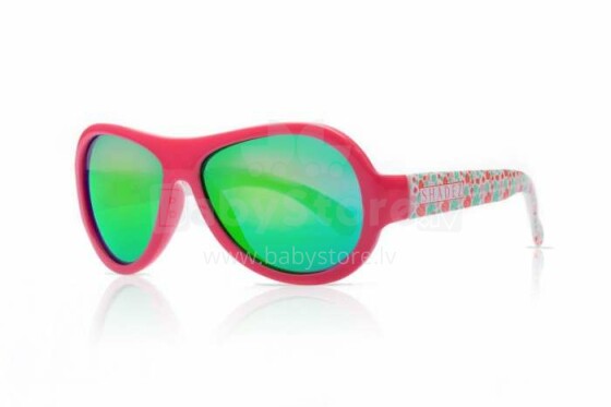 „Shadez Designer Leaf Print Pink Junior Art.SHZ51“ vaikiški akiniai nuo saulės, 3-7 metų