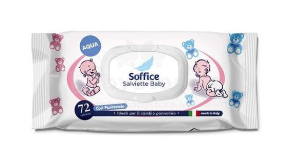 Baby Aqua Wipes Art.89928 mitrās salvetes zīdaiņiem 72 gab.