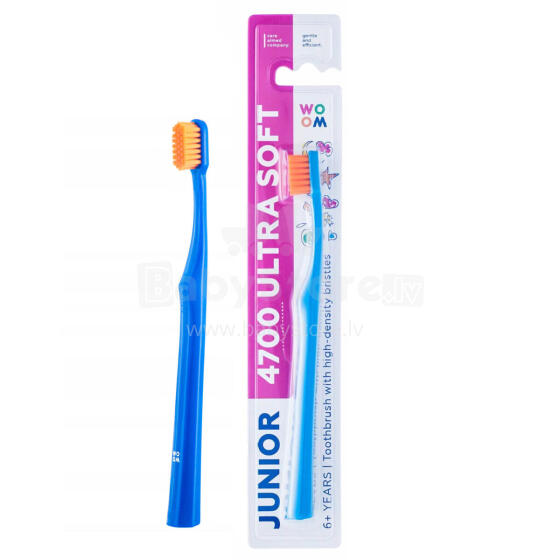 Woom Junior 4700 Ultra Soft  Art.91628 zobu birste mīksta no 6+ gadiem