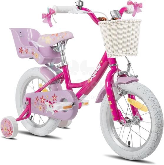 Joystar Kids Bike Wheels Collas 12'  Art.92091 Pink Детский двухколесный велосипед с дополнительными колёсиками